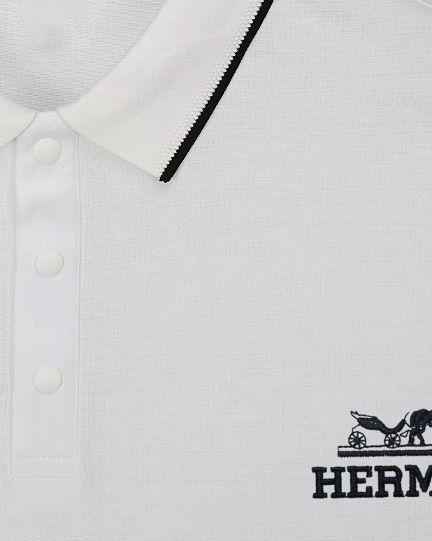 HERMES* Classic logo 🔥 POLO ✅ Quality ‼ ●100% ●50% 50% ● 200g ● ● 1：1 ● ●Size：M L XL XXL XXXL